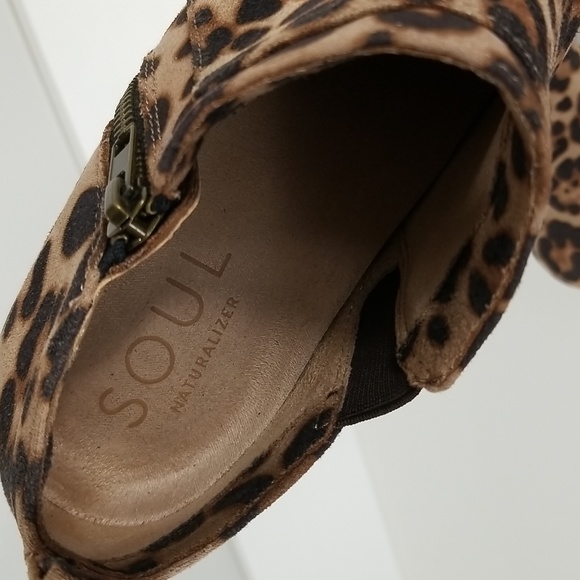 Soul Naturalizer "Dame" Leopard Bootie Size 9 - Picture 10 of 16